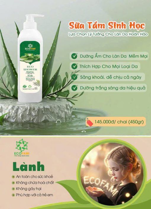 sữa tắm sinh học