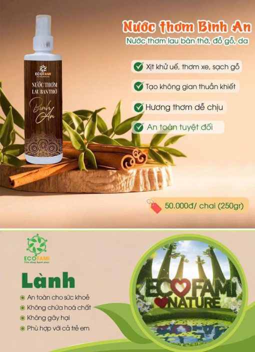 Nước thơm phòng thiên nhiên