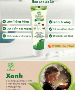 Kem đánh răng hữu cơ sinh học