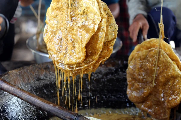 Bánh tráng nhúng đường Thăng Bình, Quảng Nam